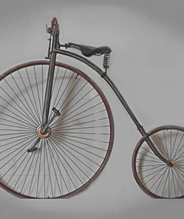A Penny Farthing Bicycle at the Harlow Museum